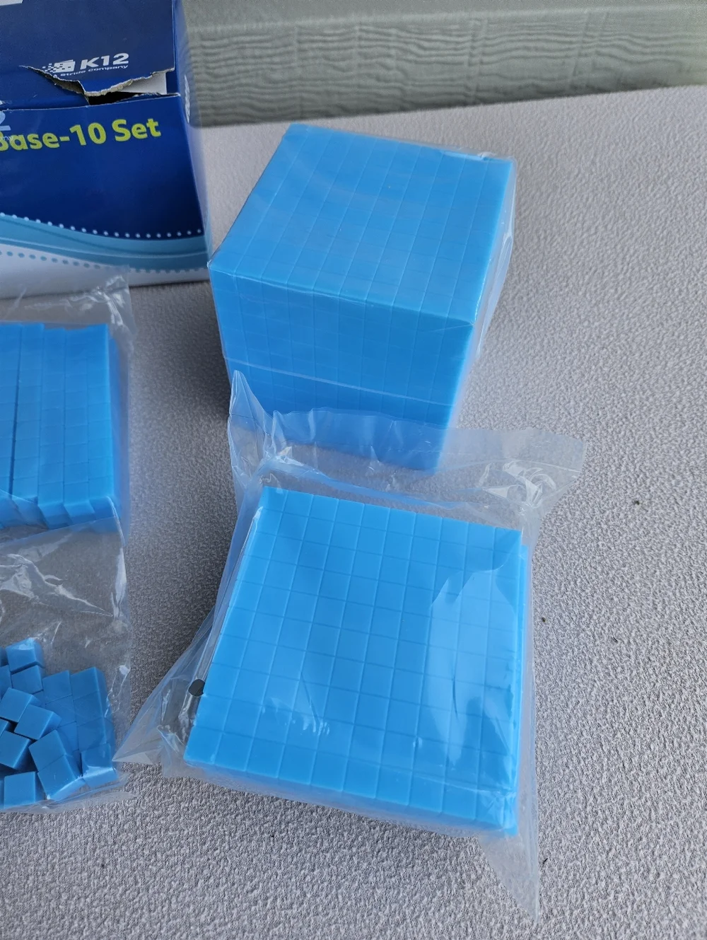 K12 Math Base 10 Set 08010 Classroom Teacher Counting Cubes Blocks Homeschool